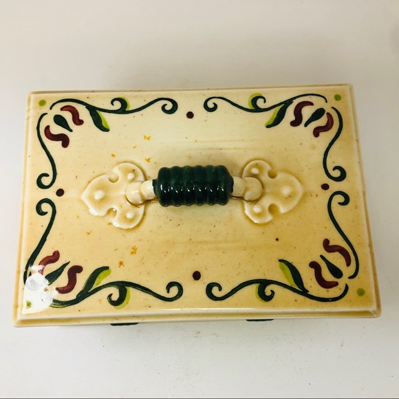 Metlox Poppytrail Homestead Provincial Box 1950s - Picture 11 of 14